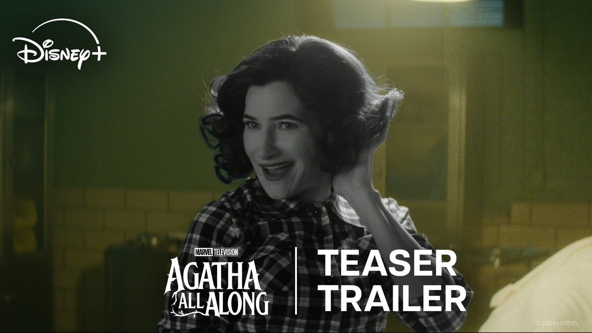 The first trailer for ‘AGATHA ALL ALONG’ has been released. Releasing on September 18 on Disney+