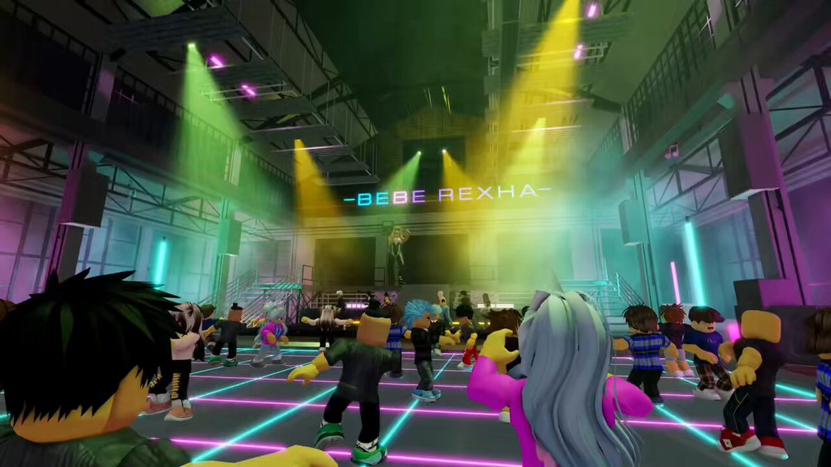 Babes let me see you dance!! Show me your head bops with the "Chase It" emote in #BebeRexhaXSoundz on @roblox ❤️‍🔥