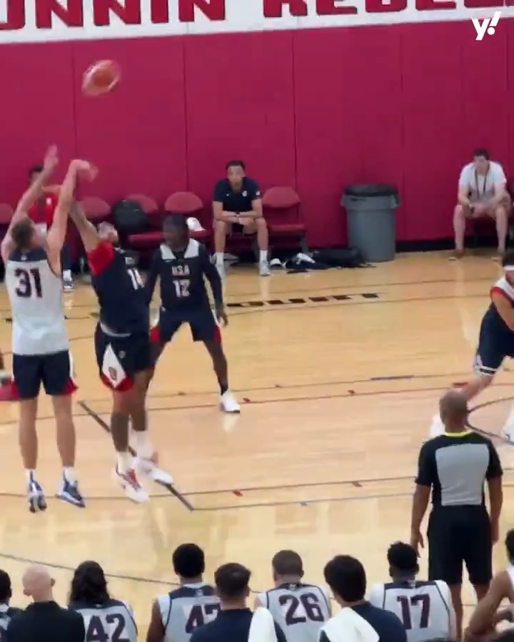 17-year-old Duke commit Cooper Flagg is TORCHING Team USA 🔥