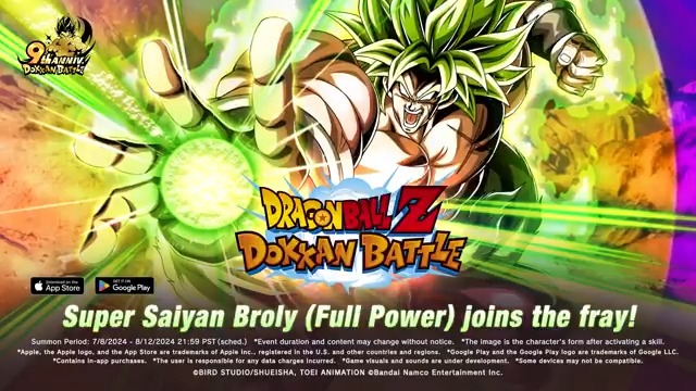 🟢[Repost &amp; Like Campaign]🟢 We're releasing a special PV for the arrival of Super Saiyan Broly! If this &amp; the Super Saiyan Gogeta PVs reach 20K reposts &amp; likes worldwide, all users get 9 Dragon Stones!🎁 Ends 7/15 20:59 PST #dokkanbattle #dokkan #dragonball #Dokkan9thAnniv
