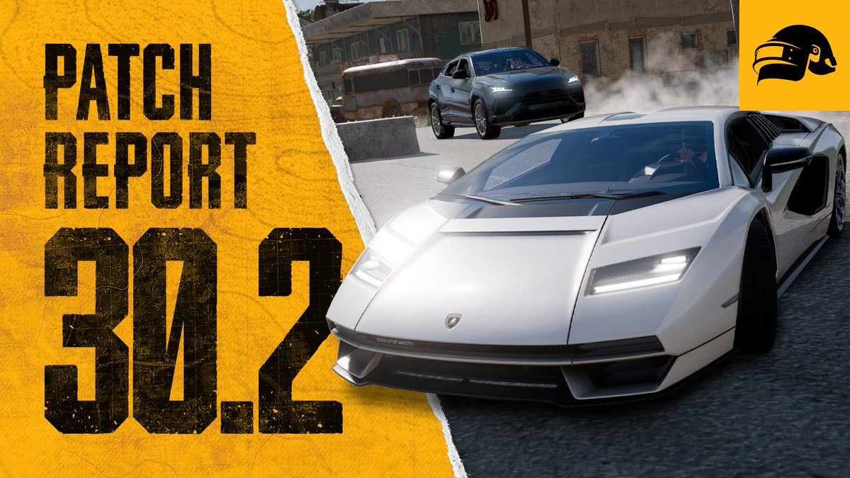 Buckle up and let the PUBG x Automobili Lamborghini collaboration propel you to victory in Update 30.2! But that's not all, experience the return of some tactical items and prepare for magic and mayhem as the epic Fantasy Battle Royale mode makes a comeback! Check out the patch notes for more details👇 📝 30.2 Patch Notes - 📅PC: Jul 10th / Console: Jul 18th Update #PUBG #BATTLEGROUNDS #PUBGxAutomobiliLamborghini