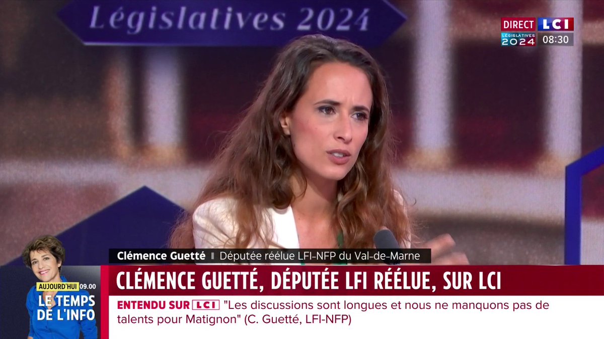 Clémence Guetté première ministre, c’est simple.