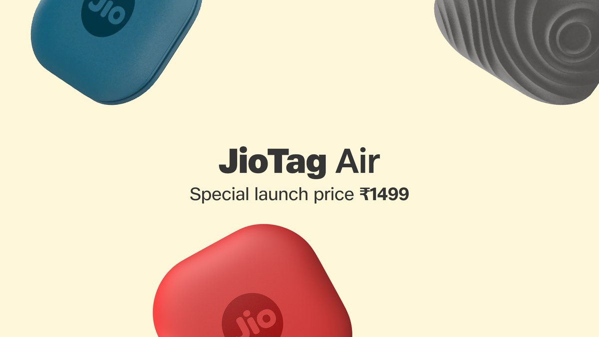 Lost something? Find it. It's easy. Introducing JioTag Air. Tag it. Track it. Anywhere. Buy Now: #WithLoveFromJio #JioTagAir