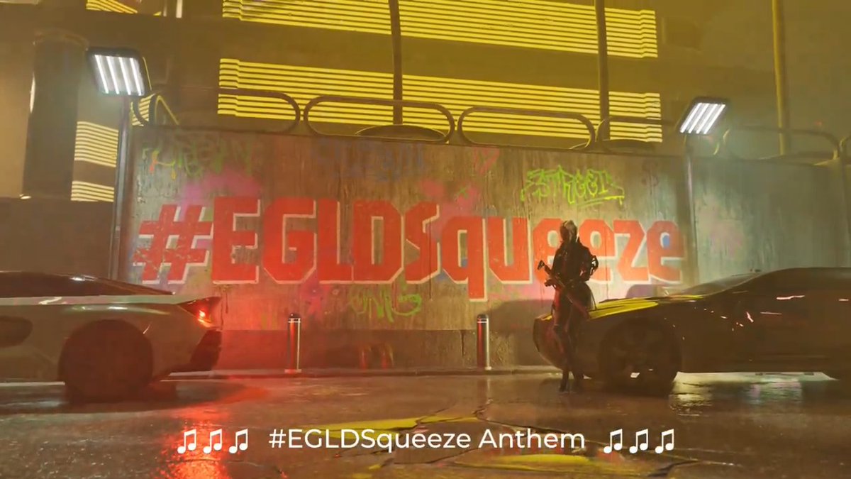 A small contribution from #CyberpunkCity to the community-driven #EGLDSqueeze movement. 🚀 $EGLD Beniamin Mincu |🇺🇸/acc Daniel Veroc Multiversᕽ