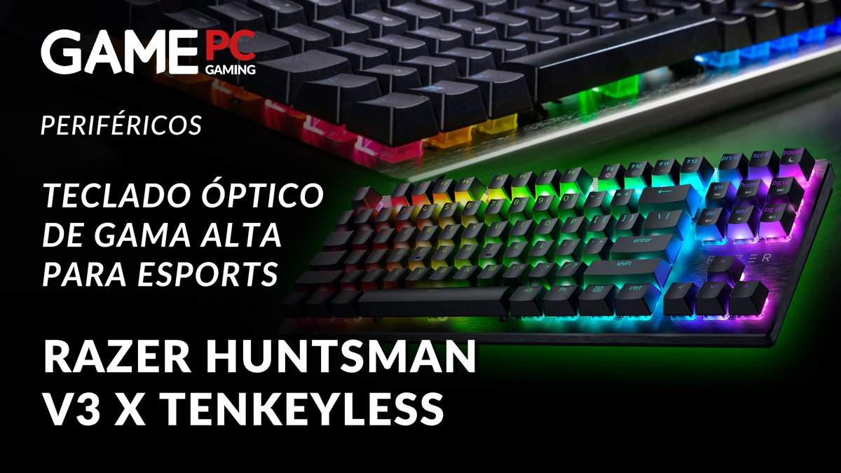 ⌨ ¡Sorteamos un teclado RAZER HUNTSMAN V3! ⌨ 🔁 REPOST a esta publicación 👥 Sigue a GAME España y a R Λ Z Ξ R 🇪🇸 💬 Responde usando #RazerHuntsmanV3enGAME y menciona a un AMIG@ ⏱ Participa hasta el 11 de julio a las 23:59 Consíguelo ya en GAME ➡