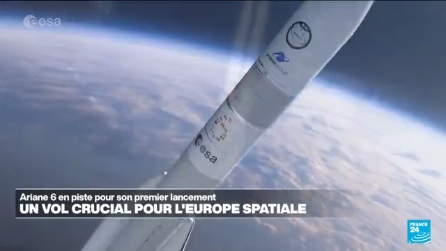 🚀 Le compte à rebours final est lancé : avec 4 ans de retard, la fusée #Ariane6 doit s'élever pour la première fois ce mardi soir au-dessus de la jungle guyanaise. Julia Sieger nous fait vivre ce lancement avant l'heure dans sa chronique #Sciences pour #ParisDirectF24 ⤵️