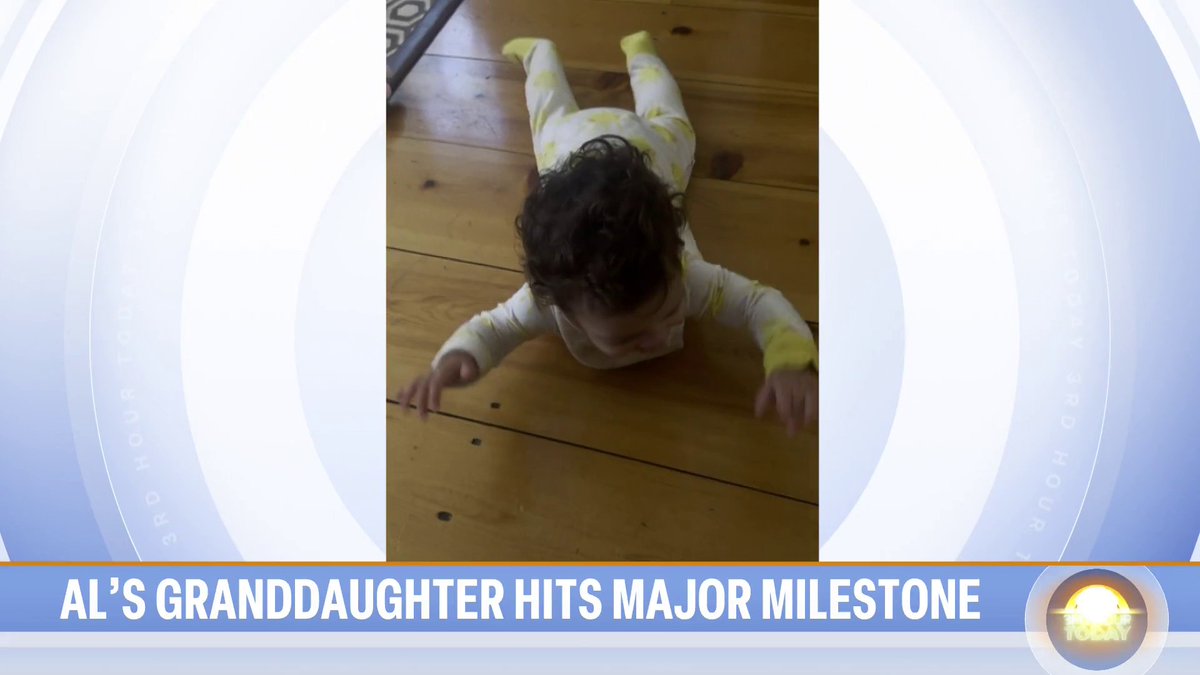 Al Roker reveals his granddaughter, who just turned one, hit a major milestone — crawling! Watch the adorable video 🥹