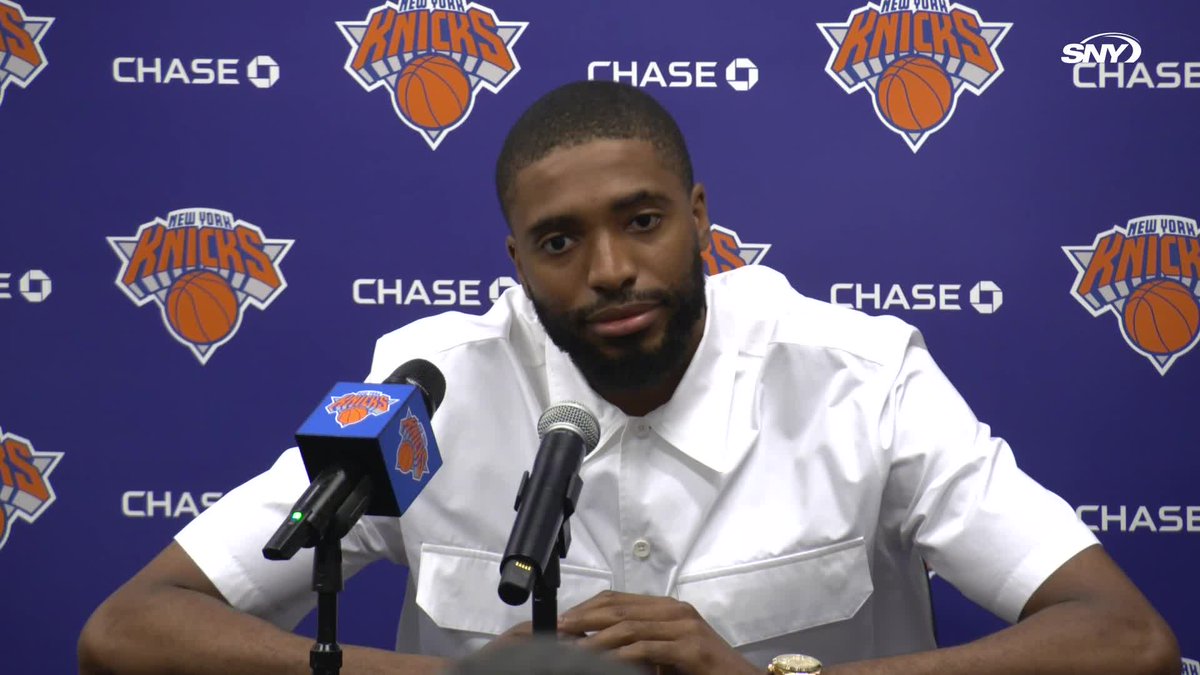 “It's sad, man. I'm going to miss everybody.” - Mikal Bridges on being traded by the Nets (🎥 SNY Nets )