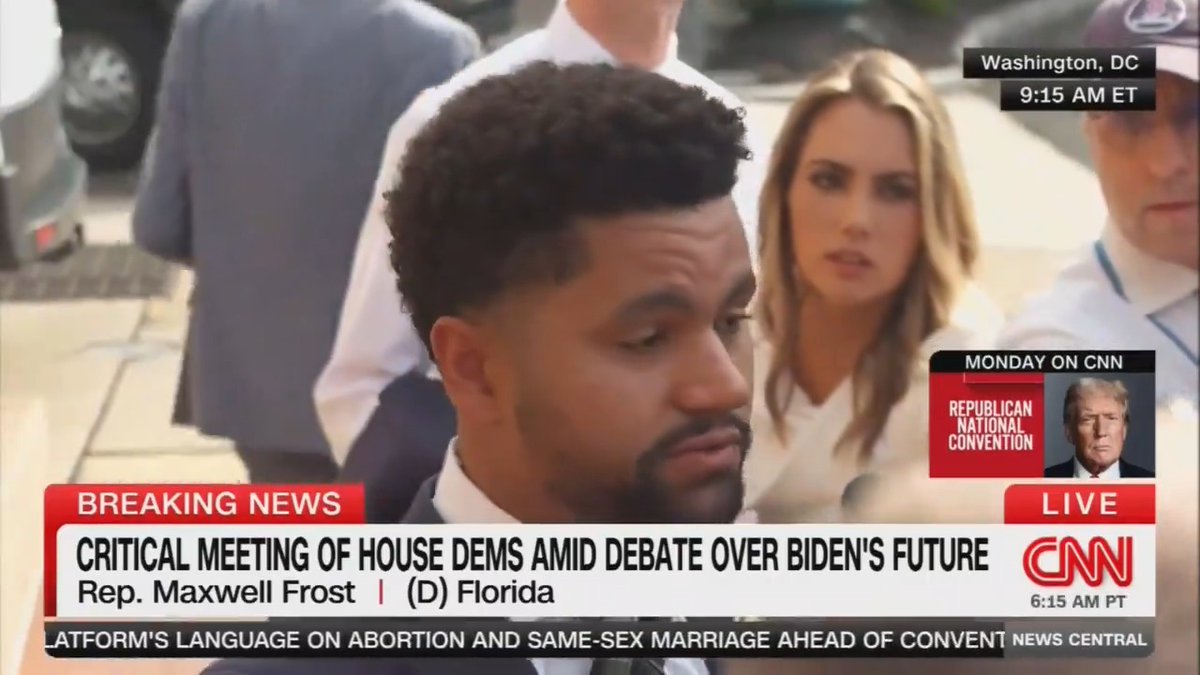 Rep. Maxwell Alejandro Frost: President Biden has been out there being forceful against Trump’s Project 2025. Democrats will win up and down the ballot in November. Joe Biden will be reelected and we're going to take the House