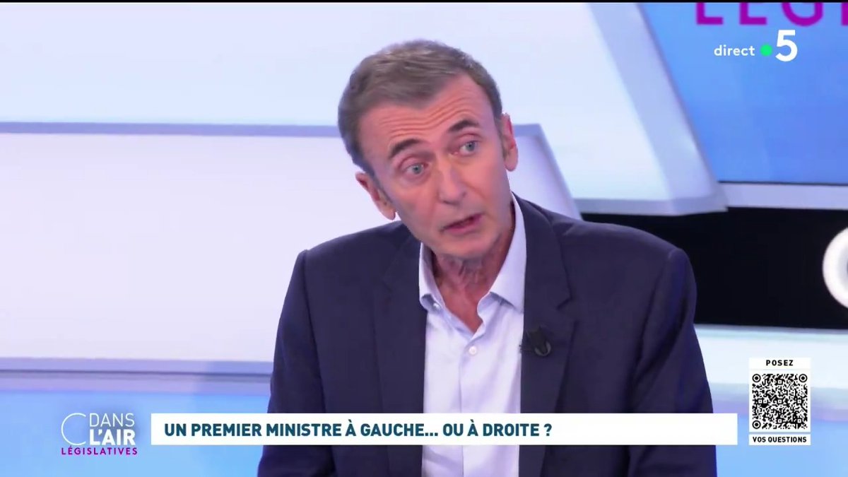 "Je veux bien que personne n'ait gagné de manière nette, mais le bloc central est le plus fragilisé avec 80 députés en moins. C'est donc bien une défaite pour lui. On se demande sur quelle planète vivent ceux qui disent le contraire!" Brice Teinturier #Législatives2024 #Ensemble