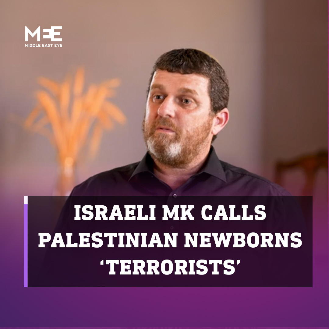 Israeli Knesset member Amit Halevi called Palestinians babies “terrorists” despite being repeatedly corrected by the Kan 11 host that they are children, not terrorists.