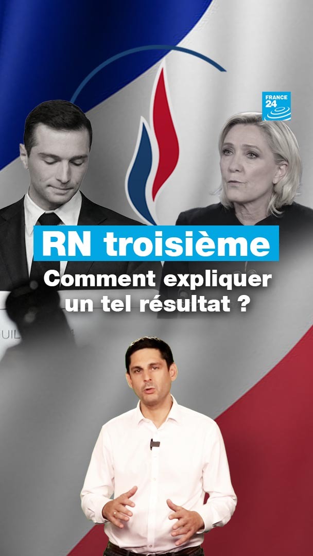 🇫🇷🗳️ Dimanche soir aurait dû être LE grand soir pour le #RN. Au final, le parti n'est arrivé que troisième à ce second tour des #législatives, derrière le #NFP et le camp présidentiel. Comment expliquer ce résultat décevant ? Décryptage de notre journaliste clovis casali ⤵️