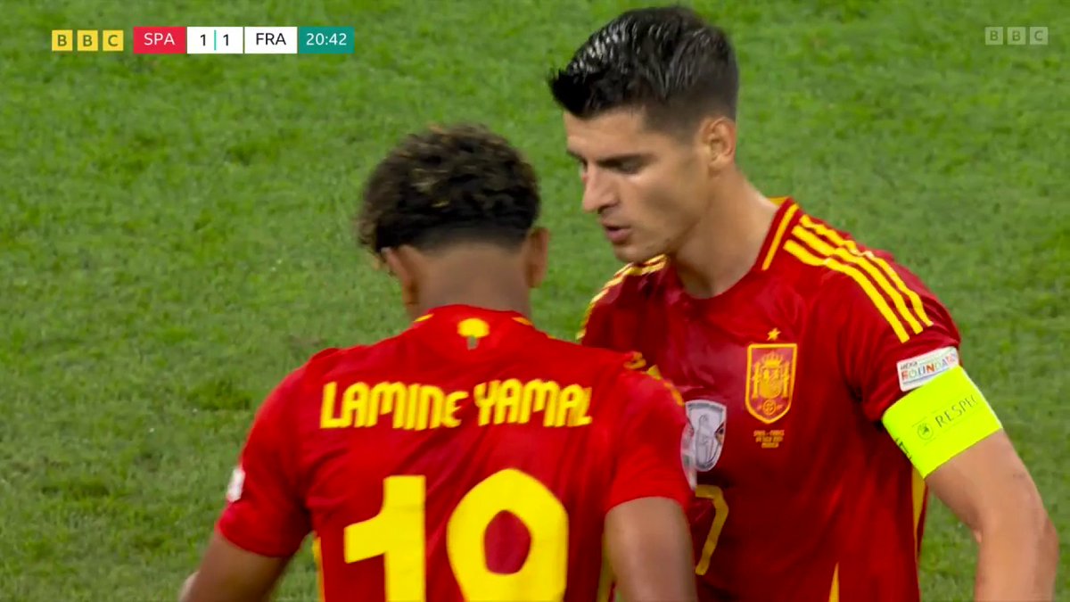 LAMINE YAMAL 😮‍💨😮‍💨😮‍💨 An absolute screamer from the 16-year-old! #BBCEuros #Euro2024 #ESPFRA