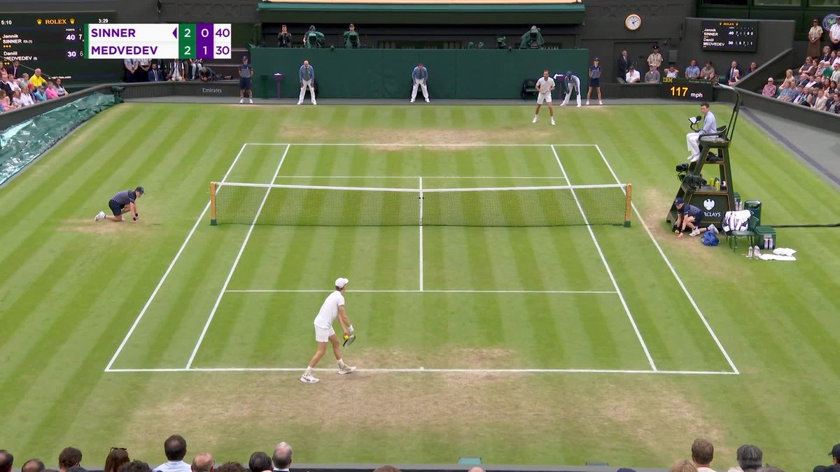 Daniil demolished this forehand 😮💨 #Wimbledon | Daniil Medvedev