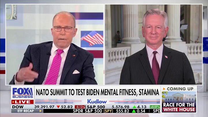 Sen. Tommy Tuberville sneers about NATO: "Congratulations to the American taxpayers for funding Europeans' defense for the last 75 years."
