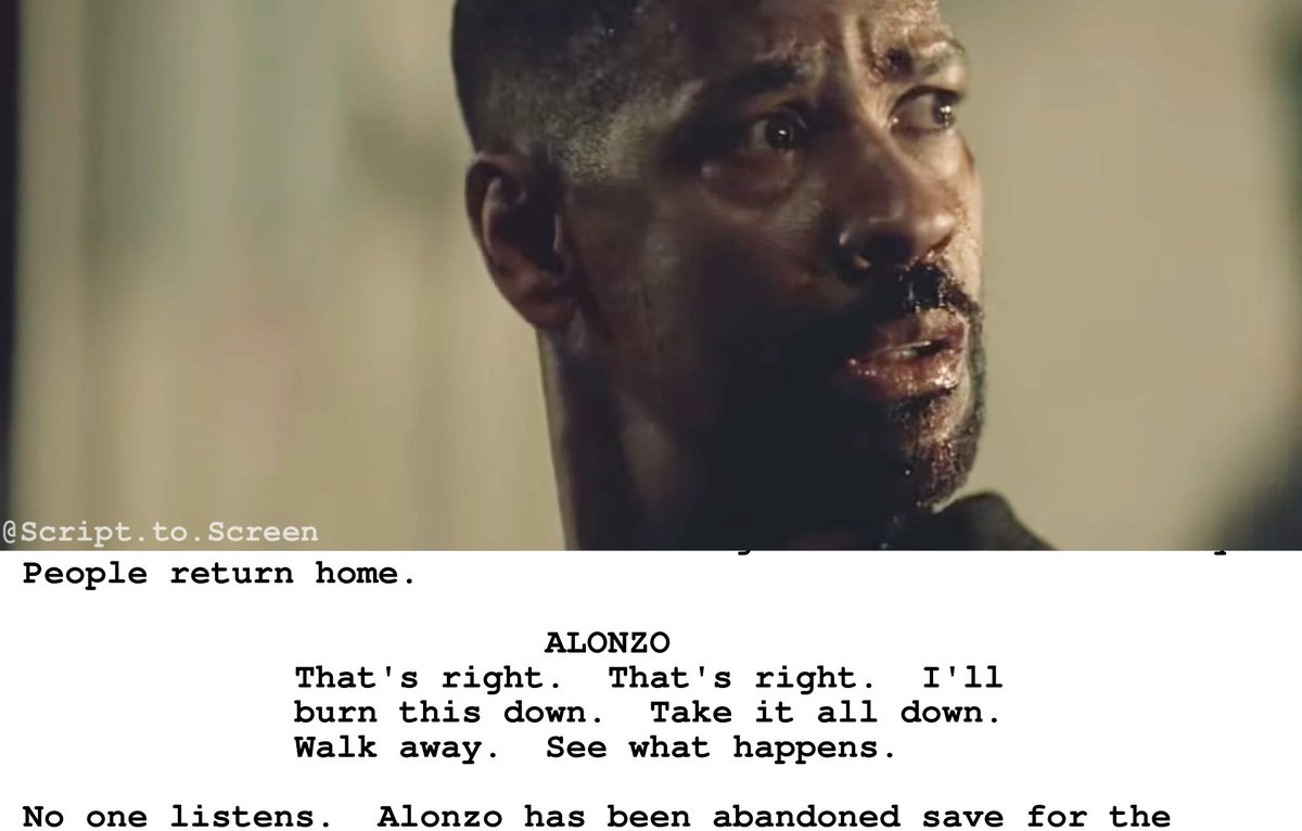 Since we're on the subject of Denzel. You ever think about how Denzel just decided to improvise in one of the most iconic scenes for funsies? They called cut and were engraving his name on that Oscar.