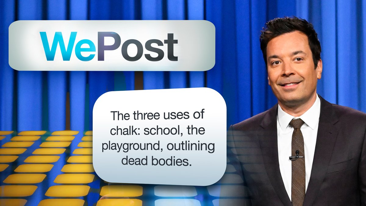 It’s time for #WePost! The audience votes on a post for Jimmy to send out during the break. #FallonTonight