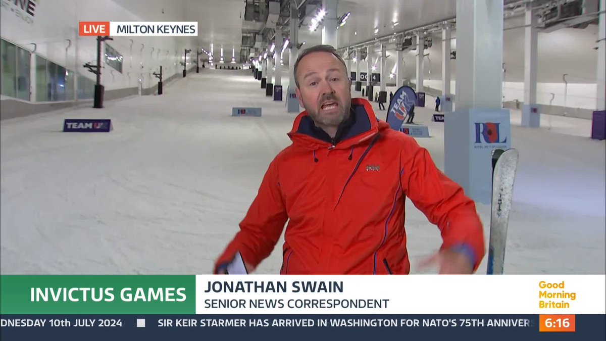 A 64-strong-team who will represent the UK at next year's Invictus Games has been revealed this morning. The 2025 event will be held in Canada, and will be the first to include winter sports. Jonathan Swain reports.