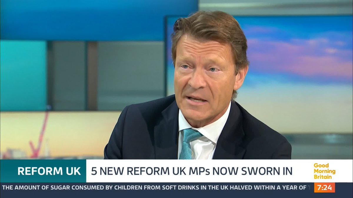 'Are you telling me I'm wrong when I say the bigger gains on tax were for people who are richer?' Chairman of Reform UK, Richard Tice is challenged by Ed Balls on the party's tax policy and whether it will really help the lowest paid.