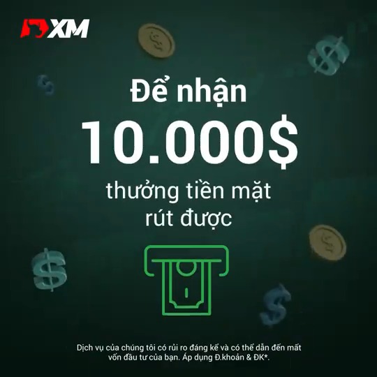 Giao dịch theo cách của bạn để nhận thưởng tiền mặt rút được mà không có rủi ro mất tiền 💰 Thật dễ dàng, bạn chỉ cần: ✔ Giao dịch bằng tiền ảo ✔ Thi đấu giành thưởng tiền mặt Tham gia Cuộc thi XM demo miễn phí ngay! #XMCOM #Cuộc_thi_XM #Thi_demo