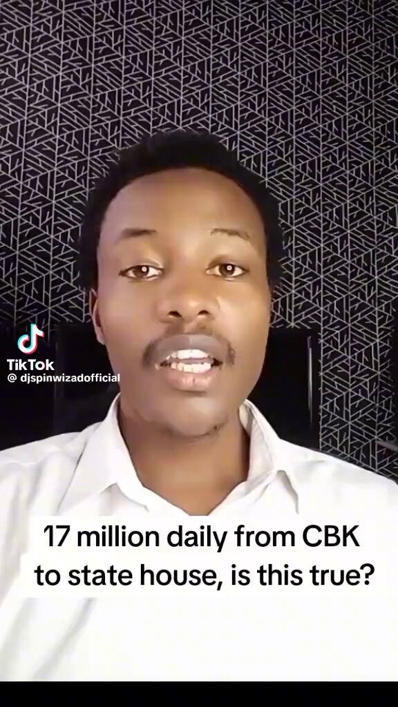 Exposed: The Central Bank of Kenya sends 17 million to the Statehouse each day for emergency, and the money is never returned if not used.