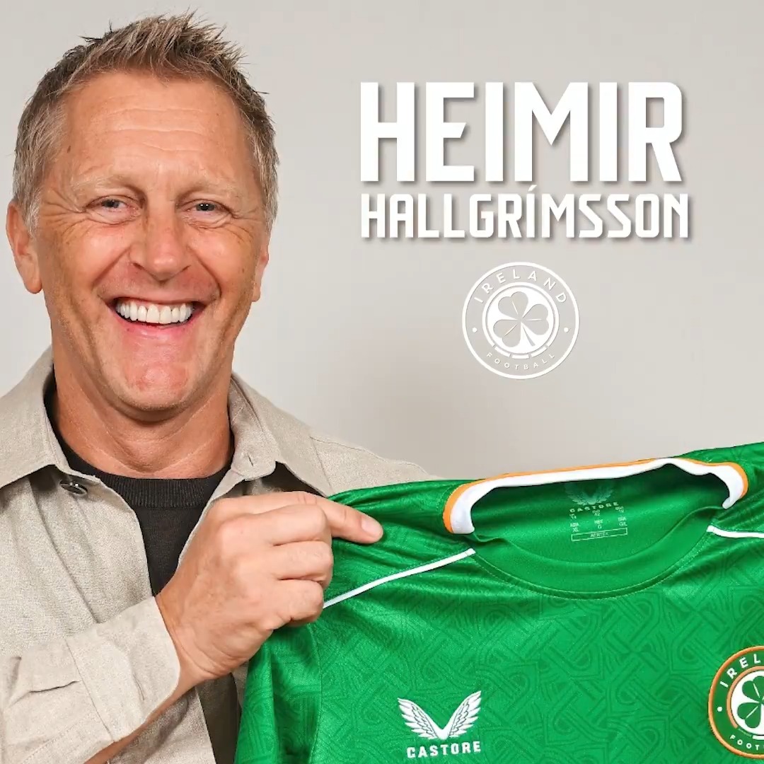 Welcome to Ireland Heimir Hallgrímsson 🇮🇪 Our new Ireland MNT Head Coach 💚