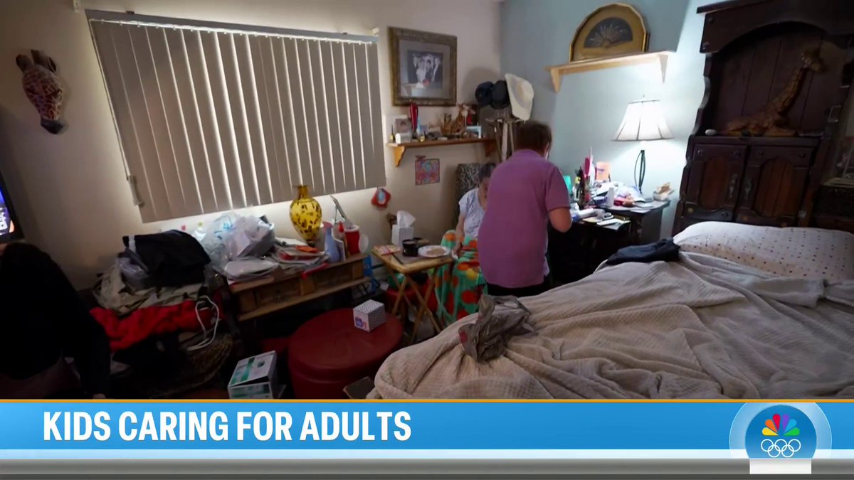 An estimated 5.4 million children aged 18 and under care for loved one who is sick or disabled. Students Jacob Gutierrez and Rocco Fernandez sit down with Maria Shriver on TODAY to share their experience juggling school while caregiving for their sick parents.