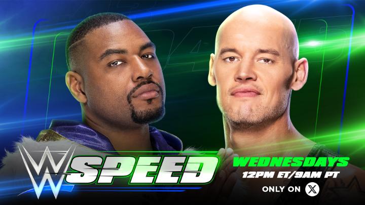 TODAY on #WWESpeed! A new No. 1 Contender Tournament starts today! Who will move on to the #WWESpeed Semifinals? Will it be Angelo Dawkins or Corbin? 👀