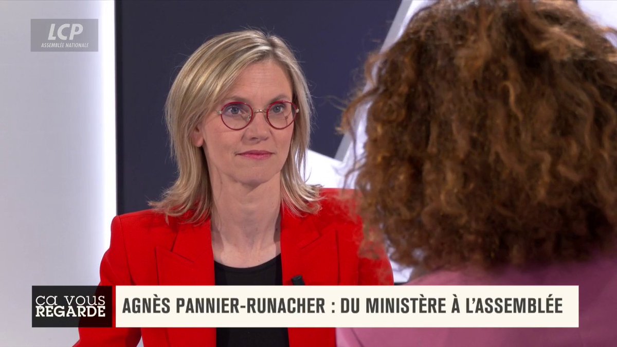 "On ne peut pas retirer à la majorité présidentielle de s'être battue pour avoir plus de soins, plus de services publics, plus de pouvoir d'achat", estime Agnès Pannier-Runacher 🇫🇷🇪🇺. "Les gens demandent un écart entre ceux qui travaillent et ceux qui ne travaillent pas." #CVR