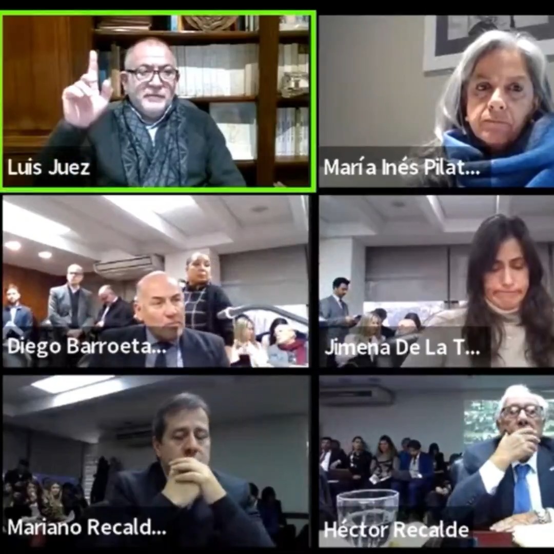 "Luis Juez": Por este momento durante la reunión del Consejo de la Magistratura