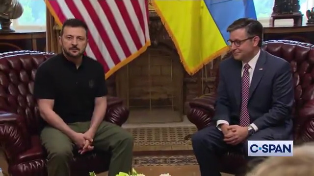 🚨 JUST IN: Zelensky is currently meeting with Speaker Johnson in DC Get your checkbooks ready, fellow taxpayers 🙄