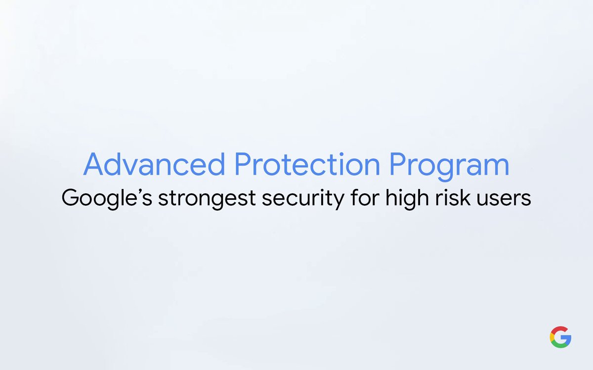 Our Advanced Protection Program just got stronger and more accessible. 💪 People at higher risk of hacking and targeted attacks — like journalists, elected officials and human rights workers — can enroll with passkeys for improved security. Learn more →