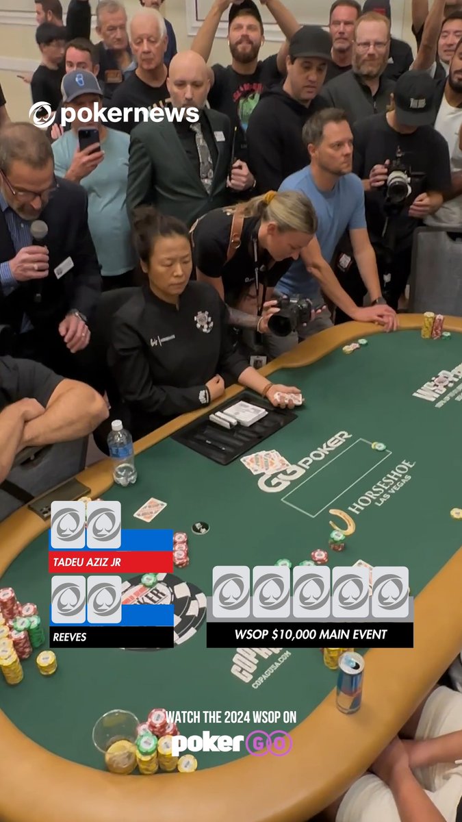THE WSOP - World Series of Poker $10,000 MAIN EVENT BUBBLE HAS BURST! 🤯 A SEVEN-BET SHOVE AND SNAP CALL!? 👀 You can watch the 2024 WSOP - World Series of Poker all summer long on @PokerGo