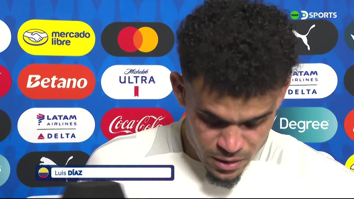 Lucho Diaz, totalmente conmovido al hablar de lo que significa James Rodríguez para él. Uff. 🥹🇨🇴