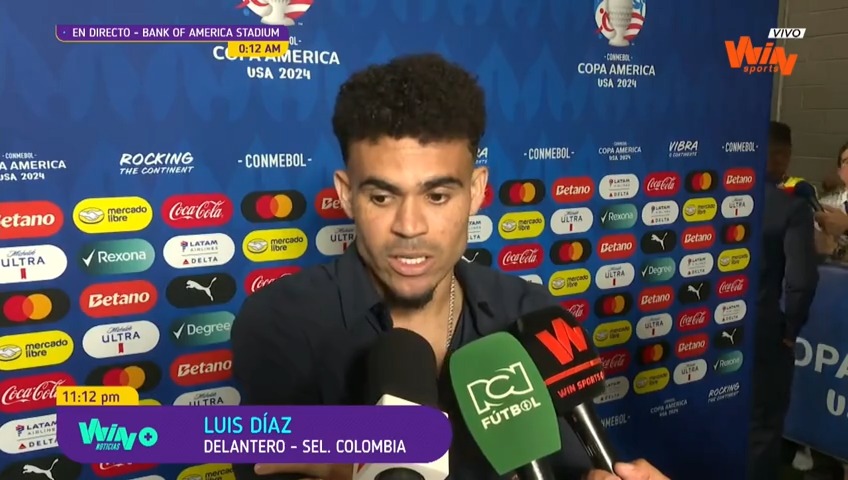 🇨🇴🏆”Creo estamos demostrando que el grupo está unido. Se sacó el resultado que era lo importante” Luis Díaz, jugador de la Sel. Colombia.