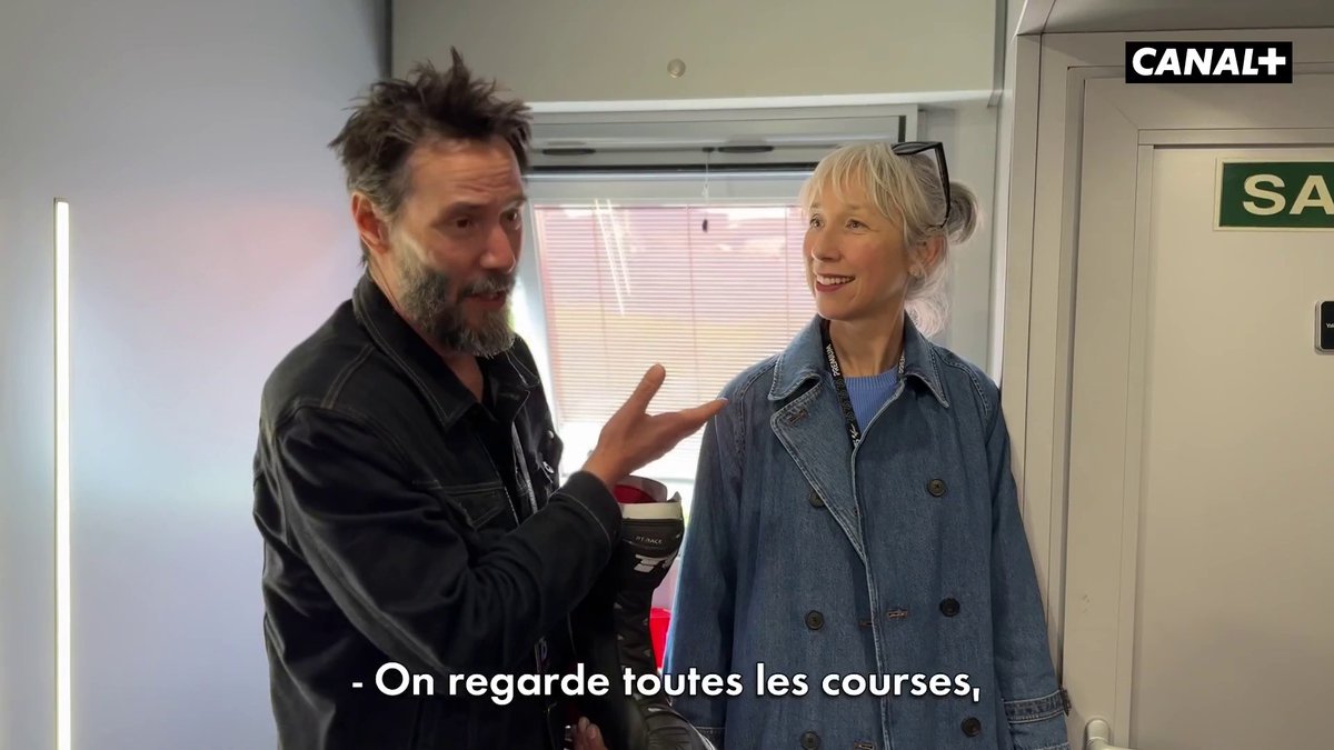 "Si tu veux faire du cinéma fais-le-nous savoir !" 😱 Quand Keanu Reeves et sa femme Alexandra Grant rencontrent Johann Zarco ! Tout le monde est fan de Johann et du #MotoGP 😍
