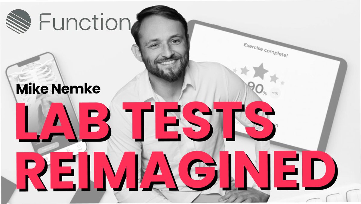 Last week Function Health announced their $53m raise from a16z Bio + Health. In this week's podcast, we had an awesome discussion with the co-founder Mike Nemke 02:10 Special Forces 13:58 The Founding Story 17:32 The Customer Experience 23:40 Empowering Individuals with Information 25:32 Understanding the Customer Base 26:04 Partnership with Equinox 29:58 Function Health in the next five years 31:26 Utilizing data from wearables and sensors 34:40 The Future of AI in Health 38:13 Raising $53m and How it Happened 43:08 Expanding the Team