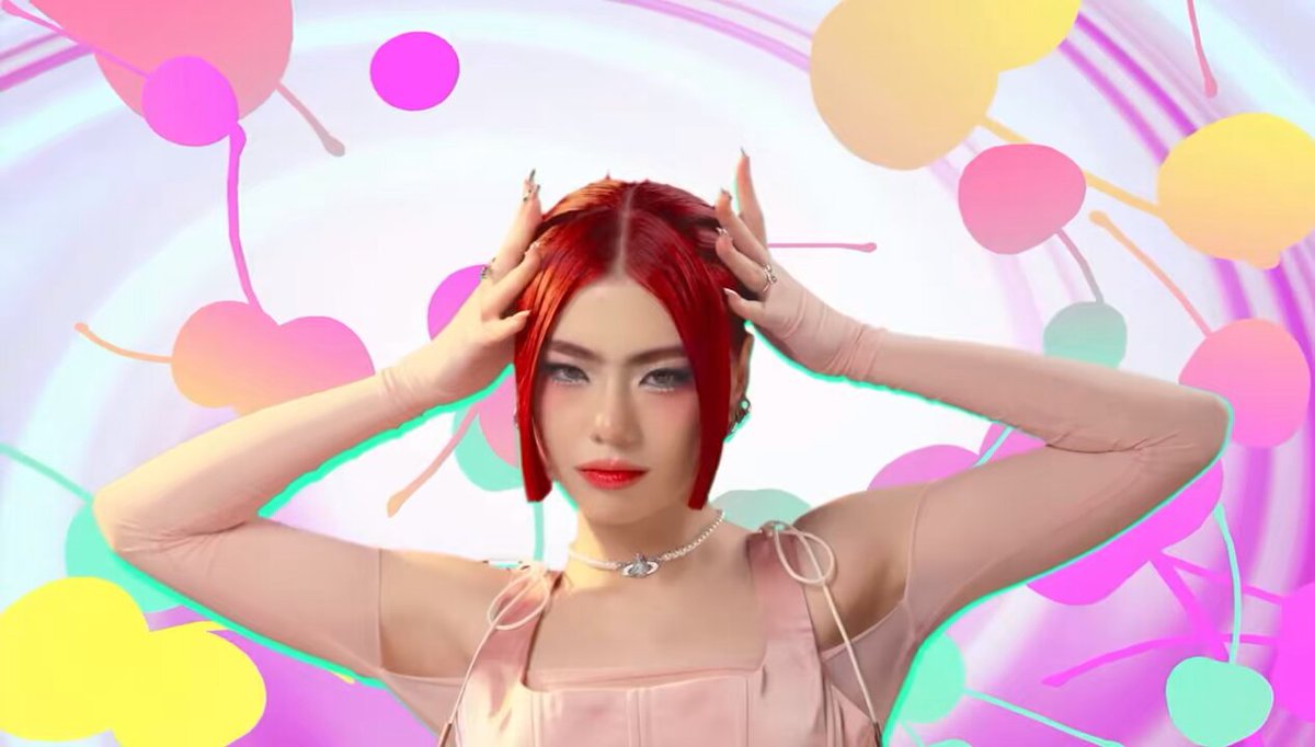 Not your average girl, Gotchu clinching them pearls, cause you know, WHO RUN THE WORLD?!! 🗣️ GIRLS!!!!! 🔥🔥🔥🔥 #BINI_CherryOnTop #BINI