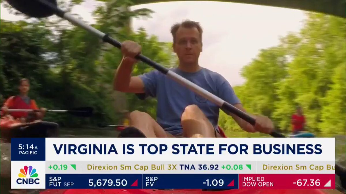 “…Virginia pulls off a rare #TopStates feat, finishing in the top half of all 10 of our categories of competitiveness…Virginia is for lovers, lovers of business, America's Top State for Business 2024,” Scott Cohn