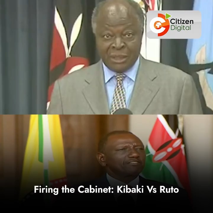 Firing the Cabinet: Kibaki Vs Ruto