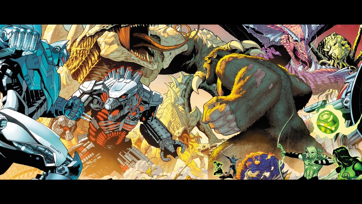 It’s heroes against monsters in a battle for the DC Universe! The bestselling crossover JUSTICE LEAGUE VS. GODZILLA VS. KONG is available now as a hardcover graphic novel. Get it now wherever books are sold.