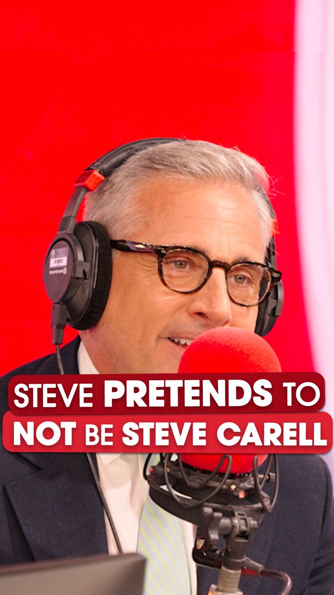 Steve Carell lying to fans about not being Steve Carell is a flex 😅 Watch the full interview with Steve on Global Player 📲