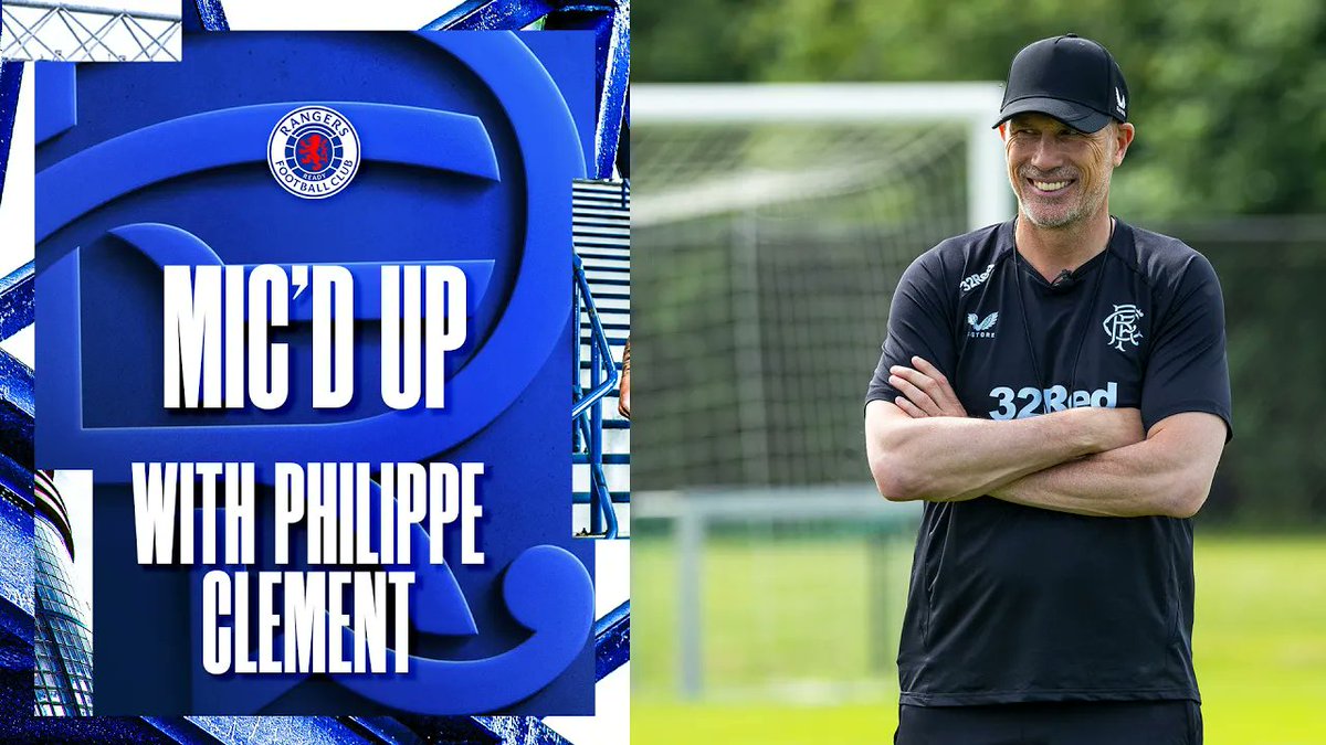 🎙️ Mic'd Up with the Gaffer. ⚽️ Watch and listen to a training session with Philippe Clement from our training camp in The Netherlands. 👉 Watch the full video: 📺 RangersTV is your home for all the exclusive pre-season content: