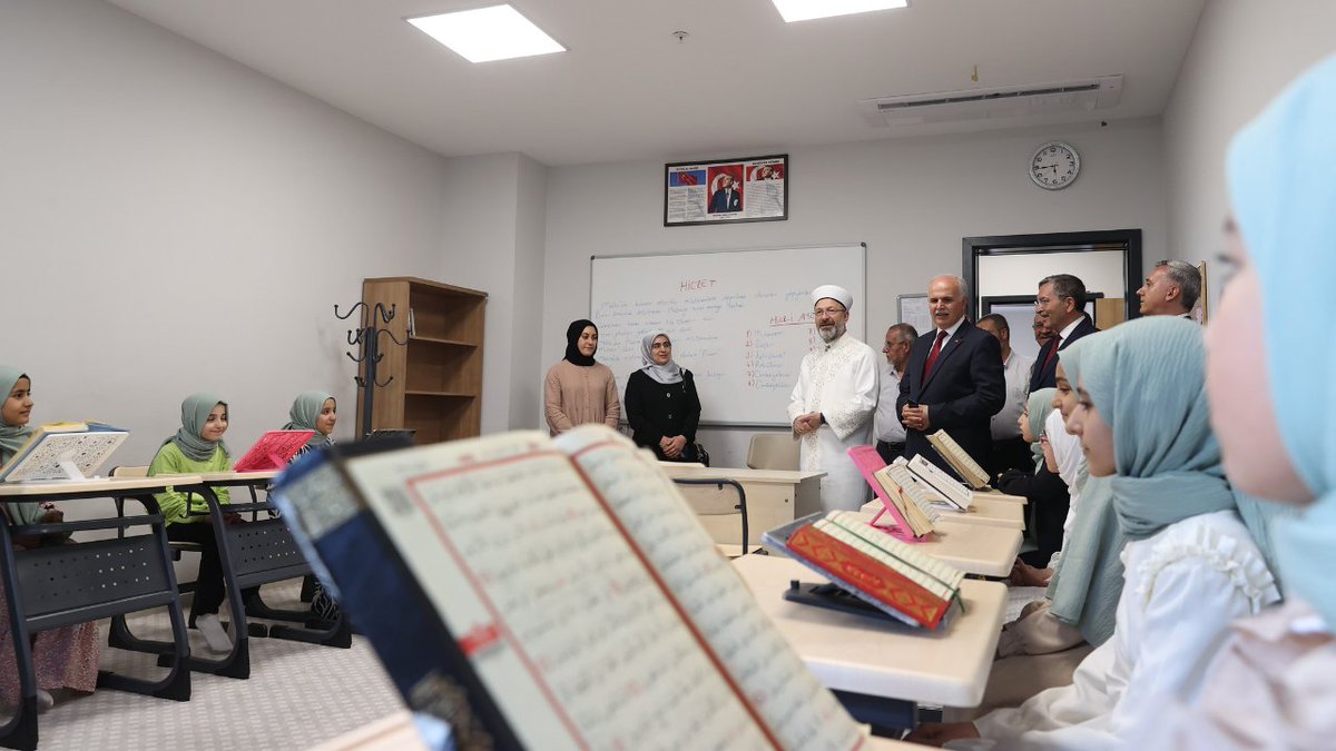 Yaz Kur’an kurslarımıza devam eden çocuklarımızın sayısı 2 milyonu aştı.