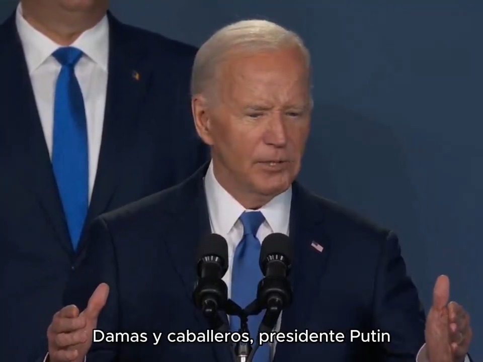 "Presidente Putin": Por la presentación de Joe Biden al presidente de Ucrania