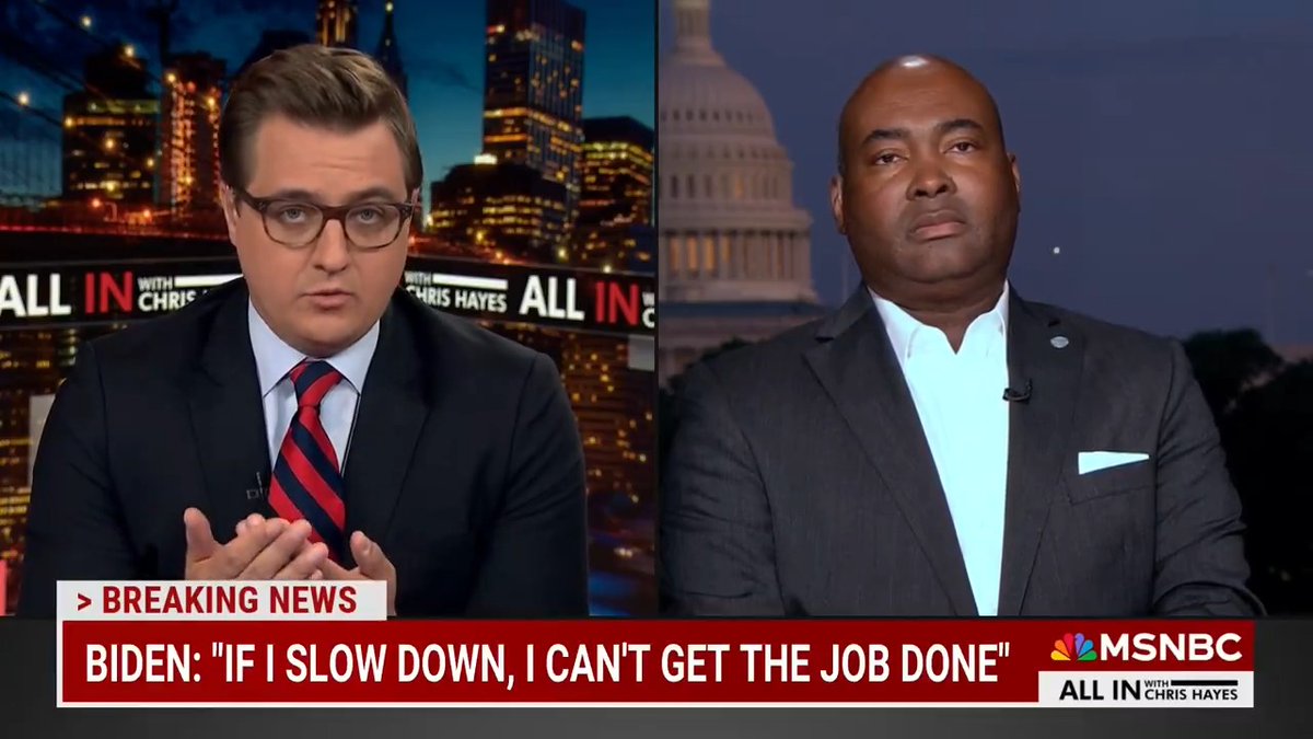.Chris Hayes to the DNC Chair: "The good faith concern here for people who admire Joe Biden and think he's done a good job is that the nature of time and the stress of the job means that it will be very difficult for him to effectively execute the next four months of the campaign and effectively execute a second term."