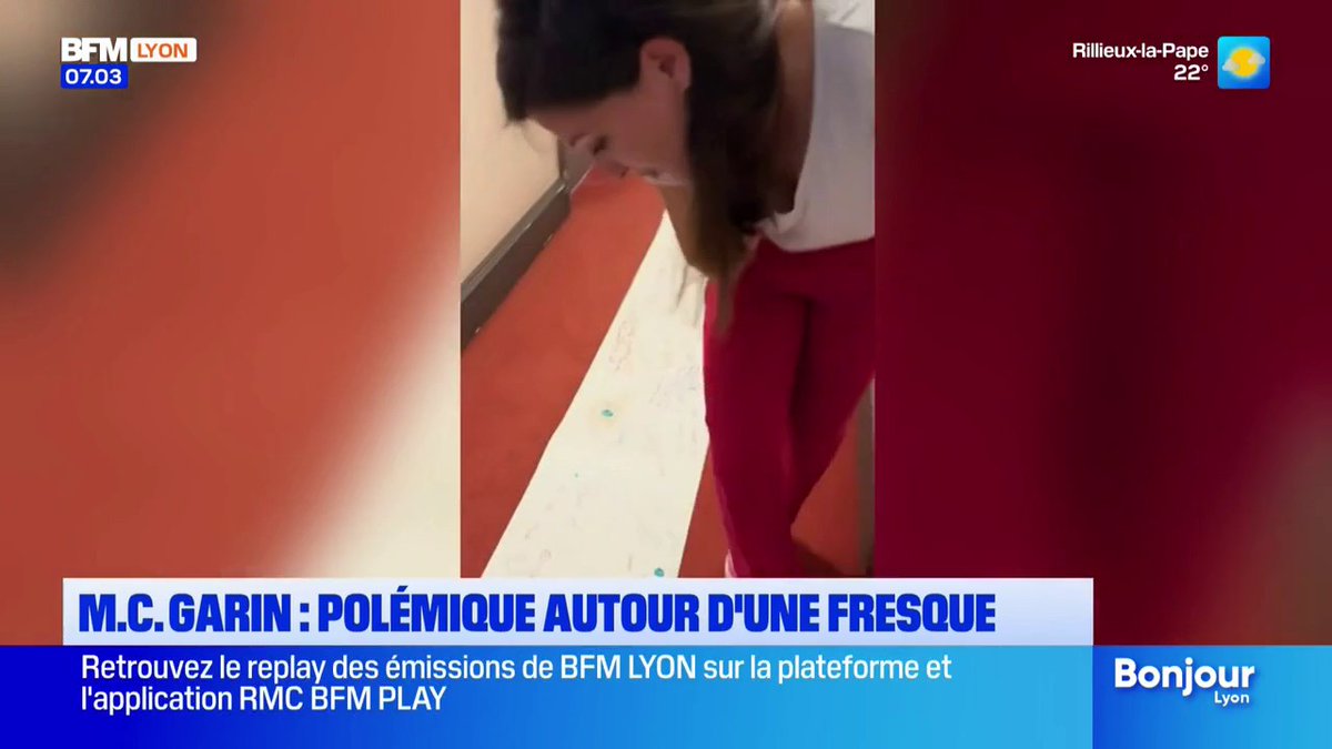 "Il faut combattre le RN", "on compte sur vous, fini les racistes et les fascistes"... Des élèves lyonnais réalisent une fresque pour Marie-Charlotte Garin, le rectorat ouvre une enquête