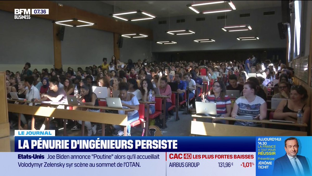 La pénurie d'ingénieurs persiste Les entreprises peinent à recruter des ingénieurs et font face à une pénurie criante. 🎙️ Adrien-Guillaume Padovan