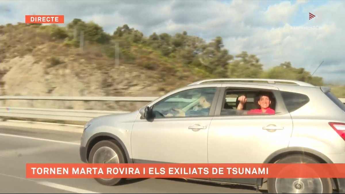 🔴 Marta Rovira i la resta d'exiliats pel cas Tsunami ja han travessat la frontera i són a Catalunya #ElsMatins3Cat ▶