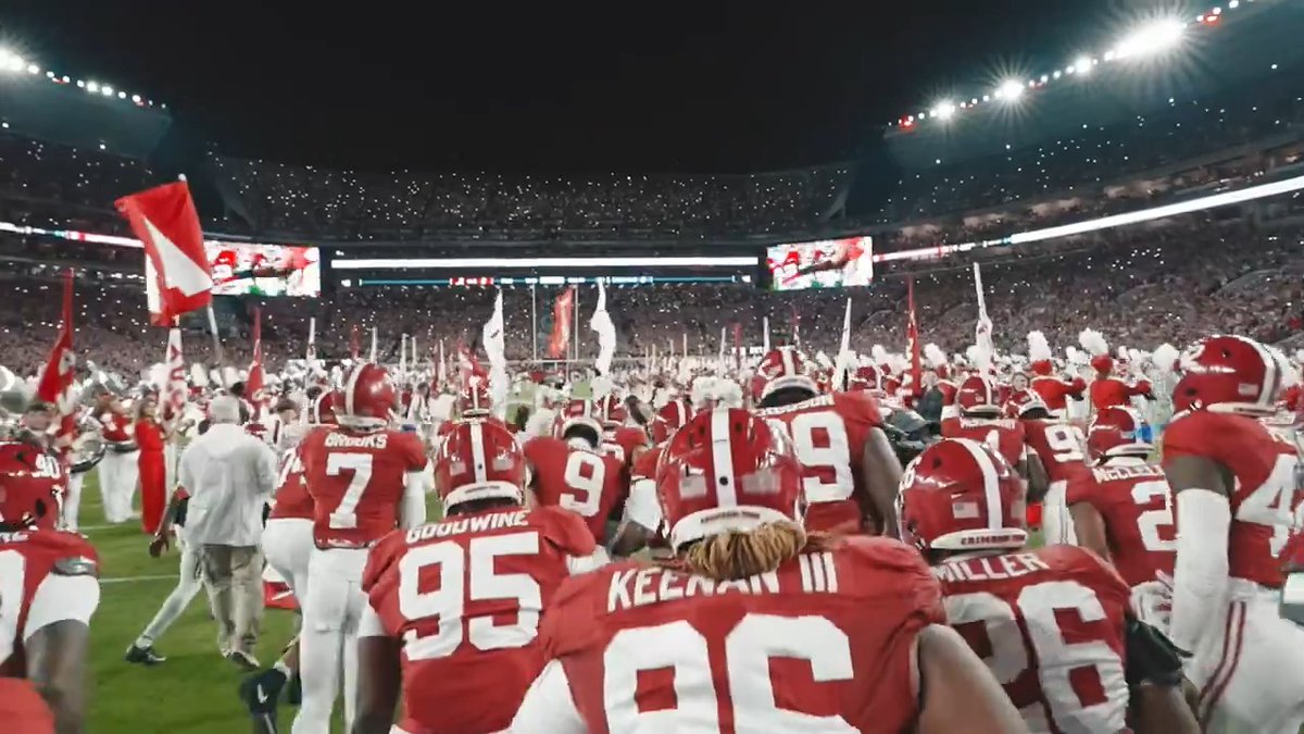 So close you can feel it... #RollTide